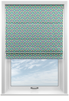 Deco Sea Shells, Neopolitan - Roman Blind